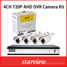 4CH Sicherheit Digitalkamera System Ahd DVR Recorder Kits mit 4 CCTV Kameras